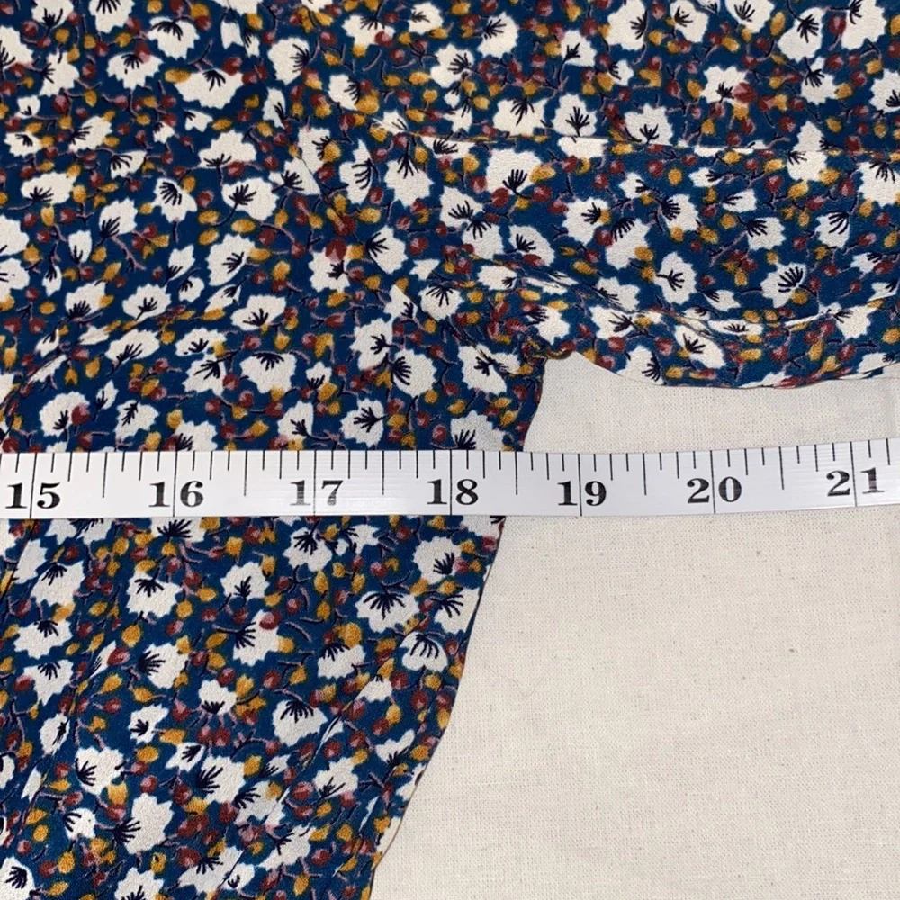 Sienna Sky Floral Peplum 3/4 Sleeve Blouse - Picture 8 of 13